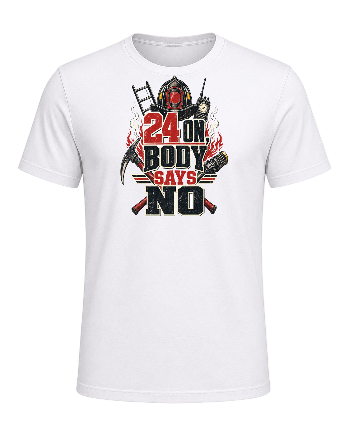 24 on, body says no — White