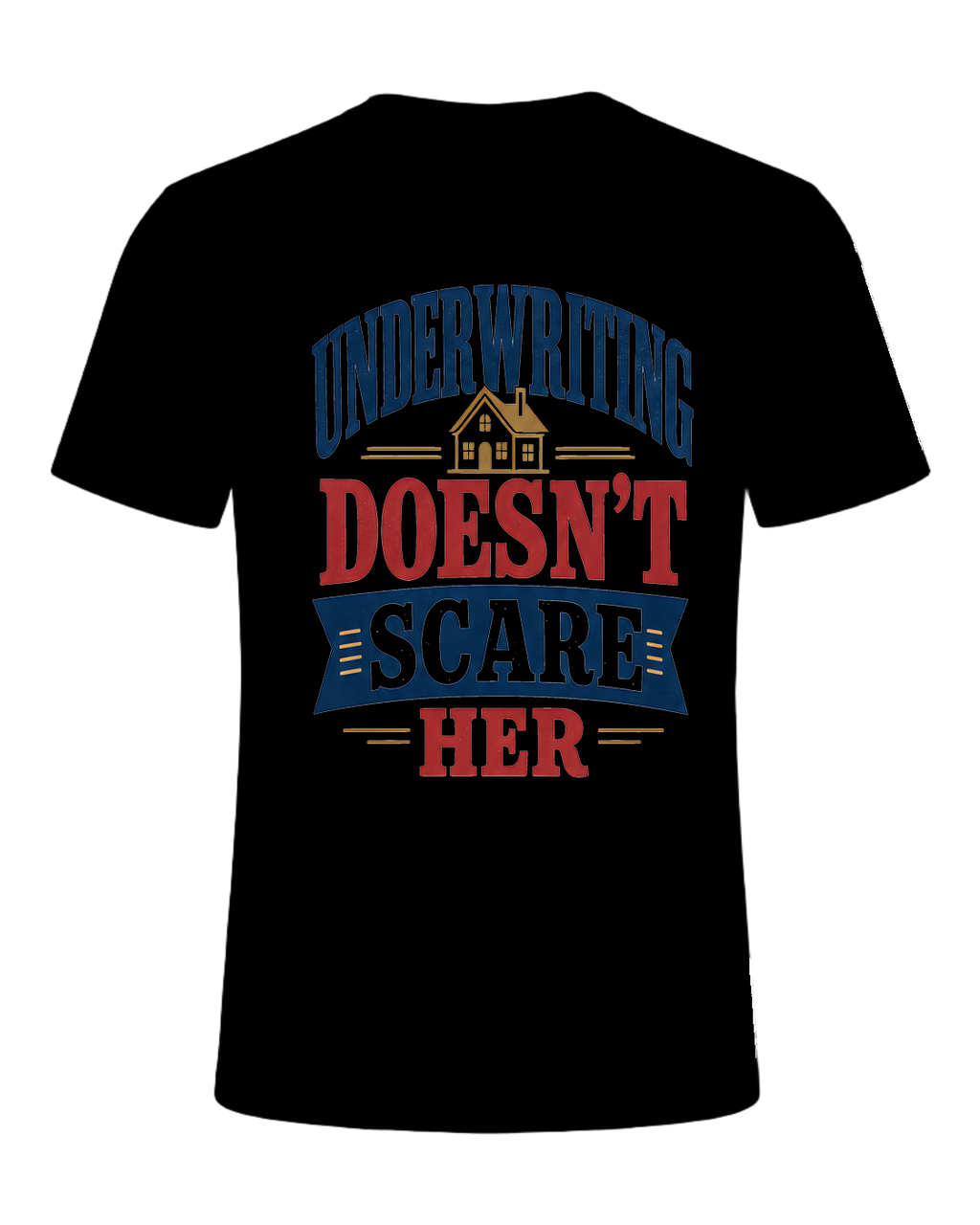 UNDERWRITING DOESN'T SCARE HER — Black