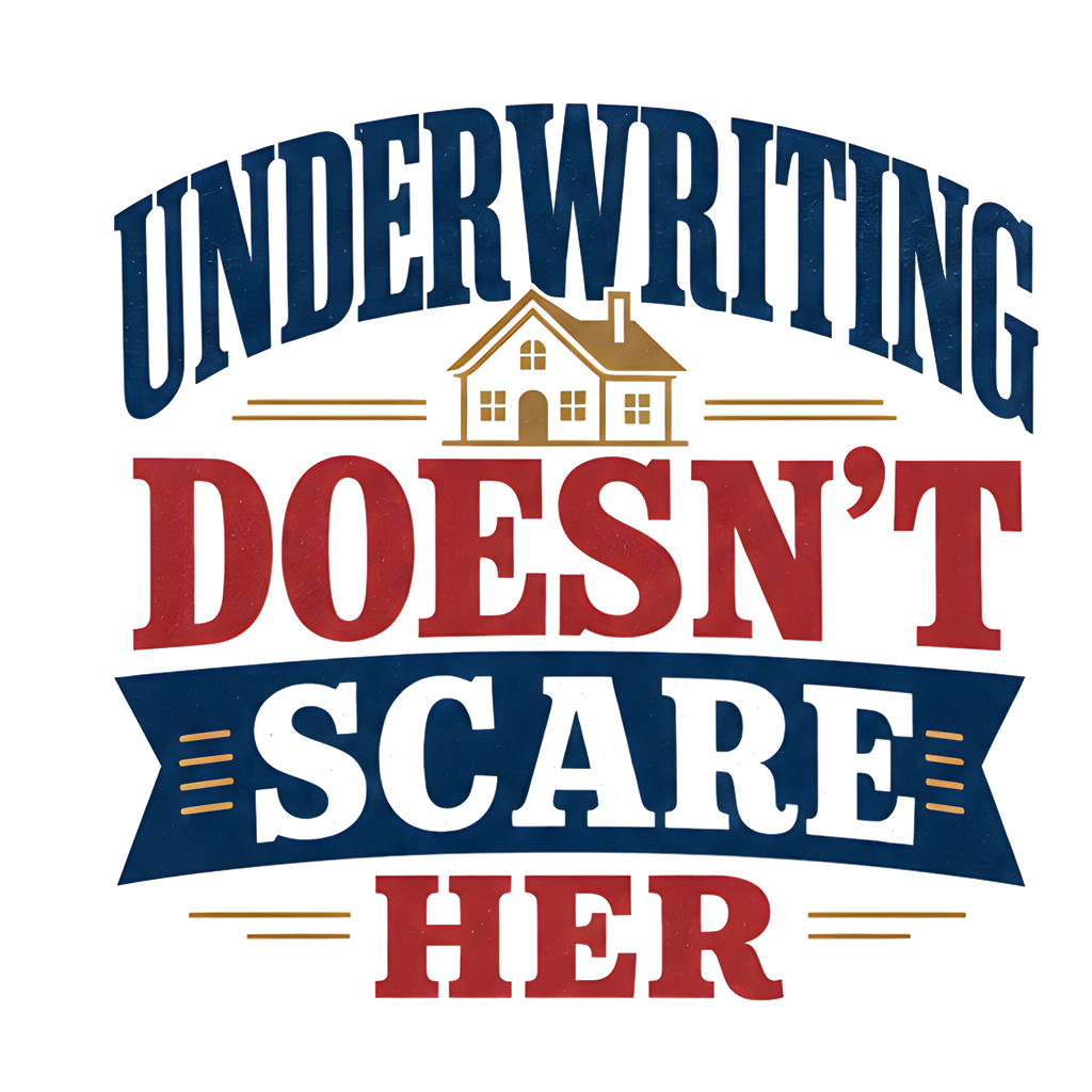 UNDERWRITING DOESN'T SCARE HER