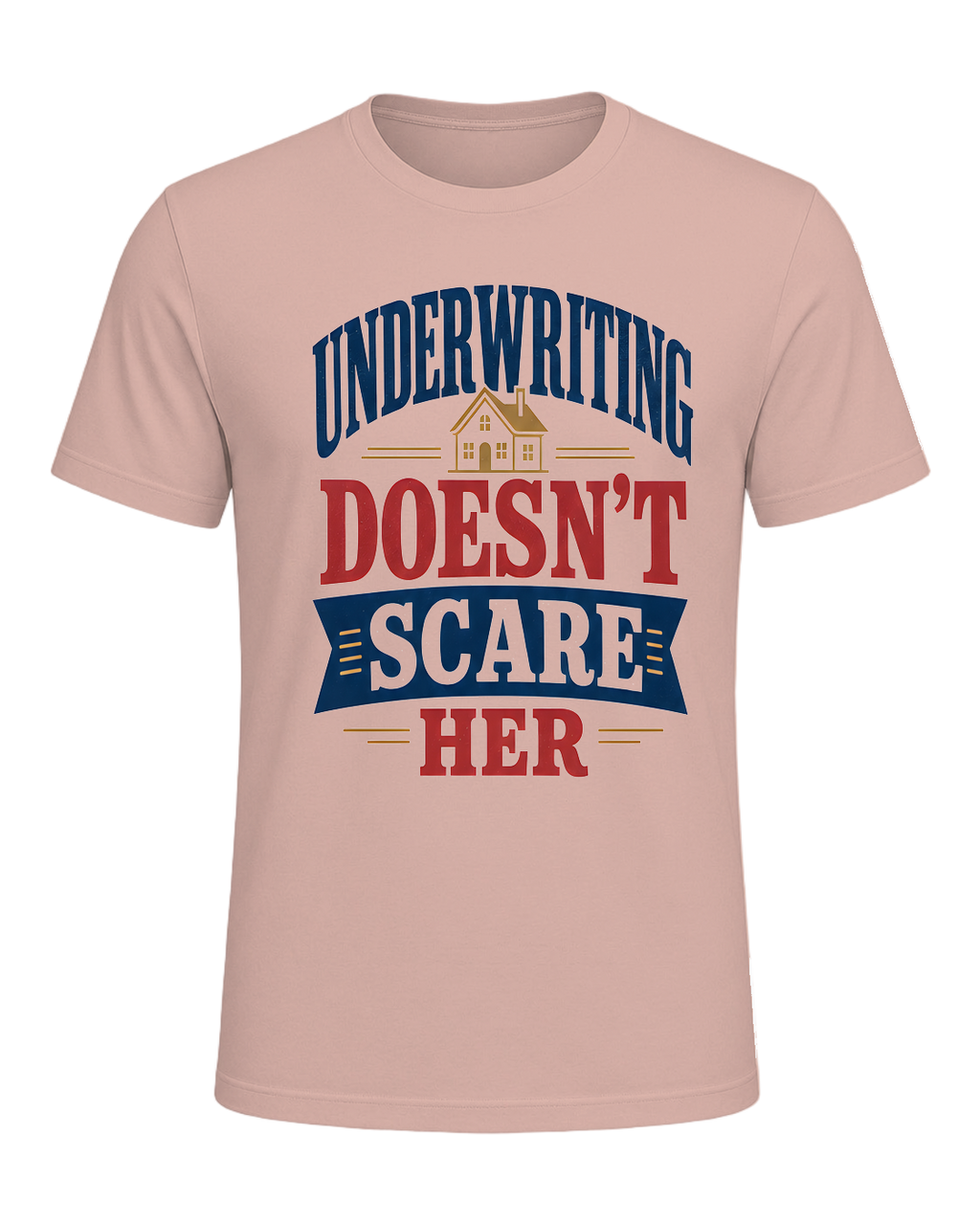UNDERWRITING DOESN'T SCARE HER — Heather Prism Peach