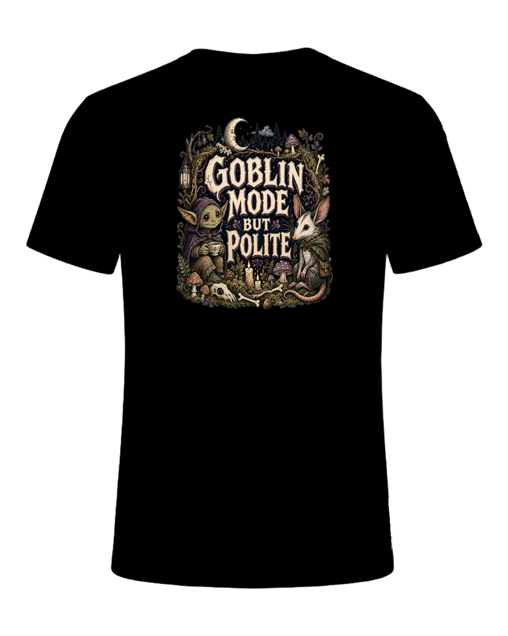 GOBLIN MODE BUT POLITE — Black