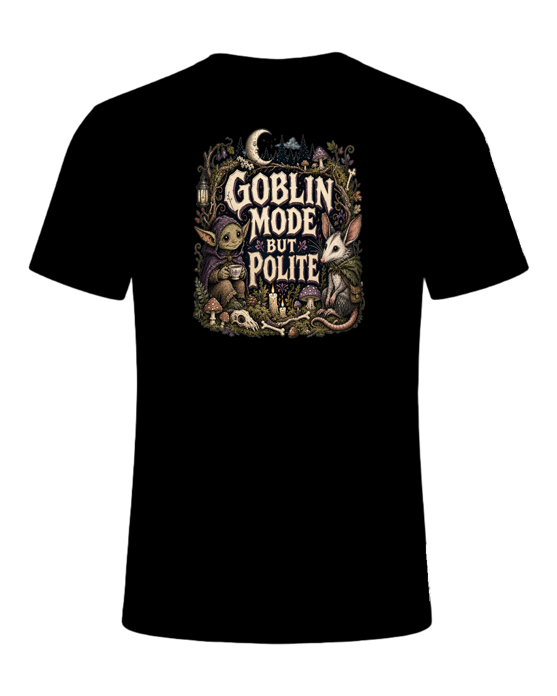 GOBLIN MODE BUT POLITE — Black