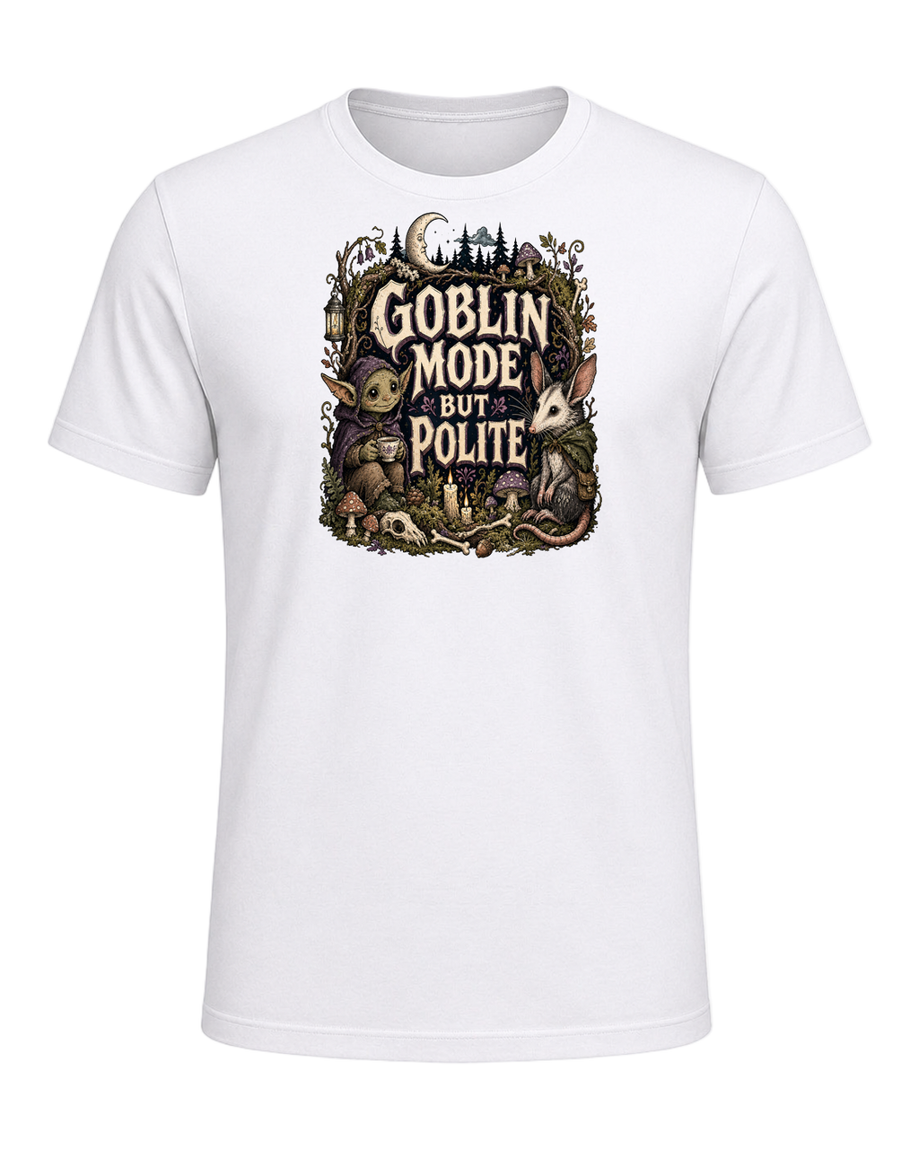 GOBLIN MODE BUT POLITE — White