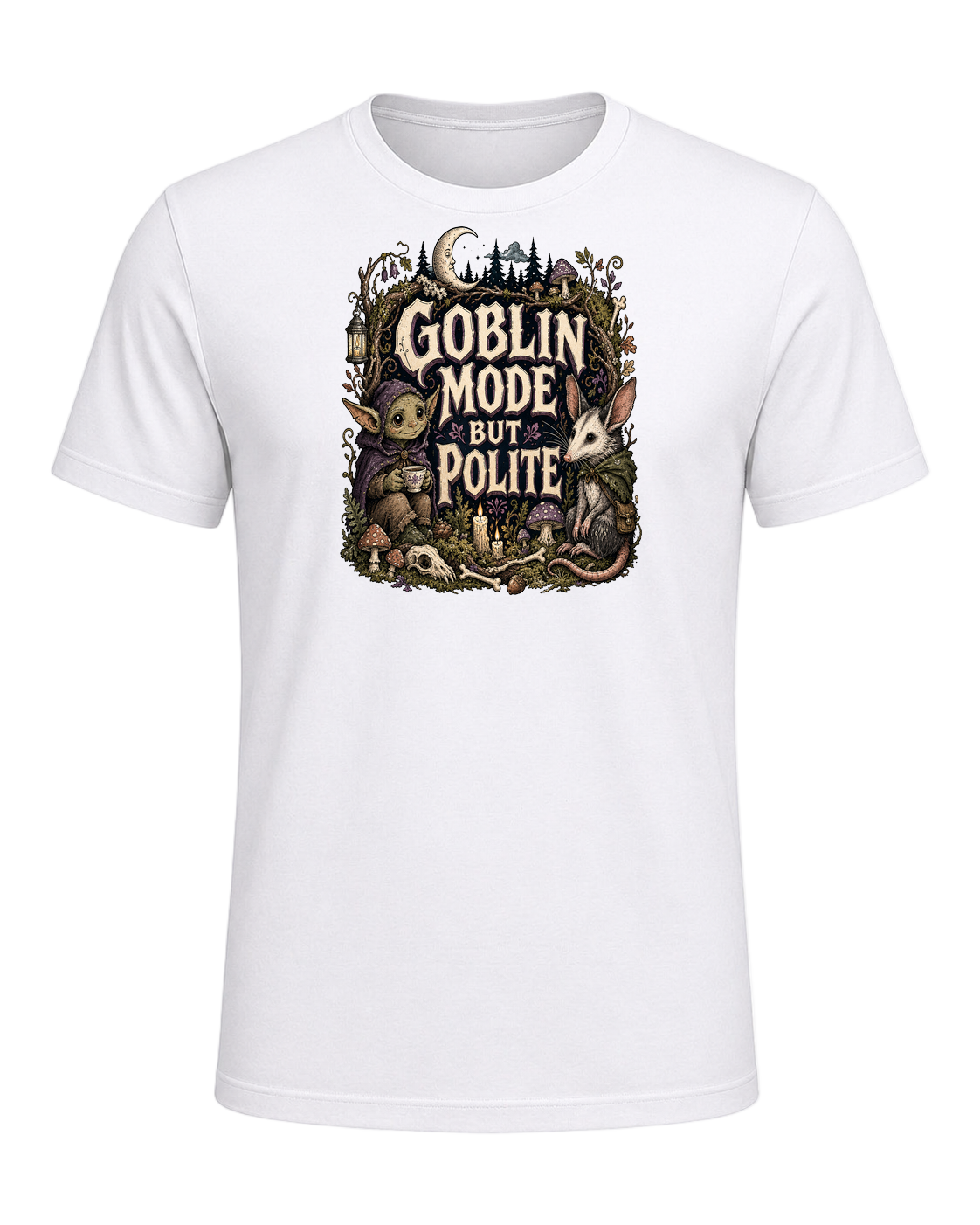 GOBLIN MODE BUT POLITE — White