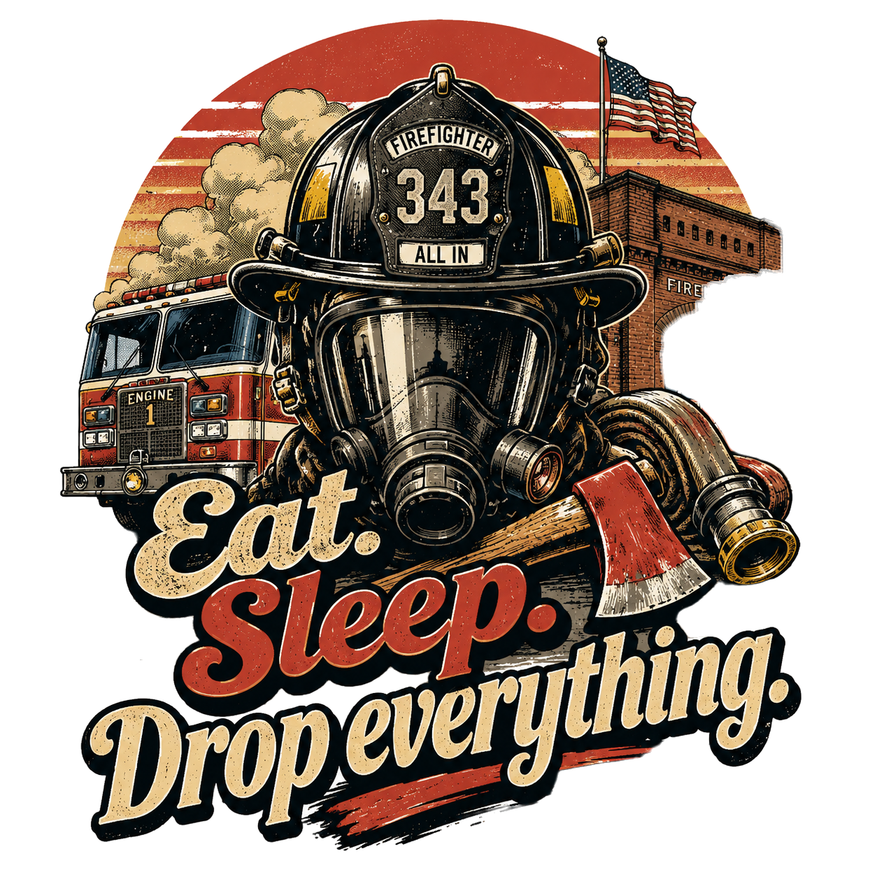 Eat. Sleep. Drop everything.