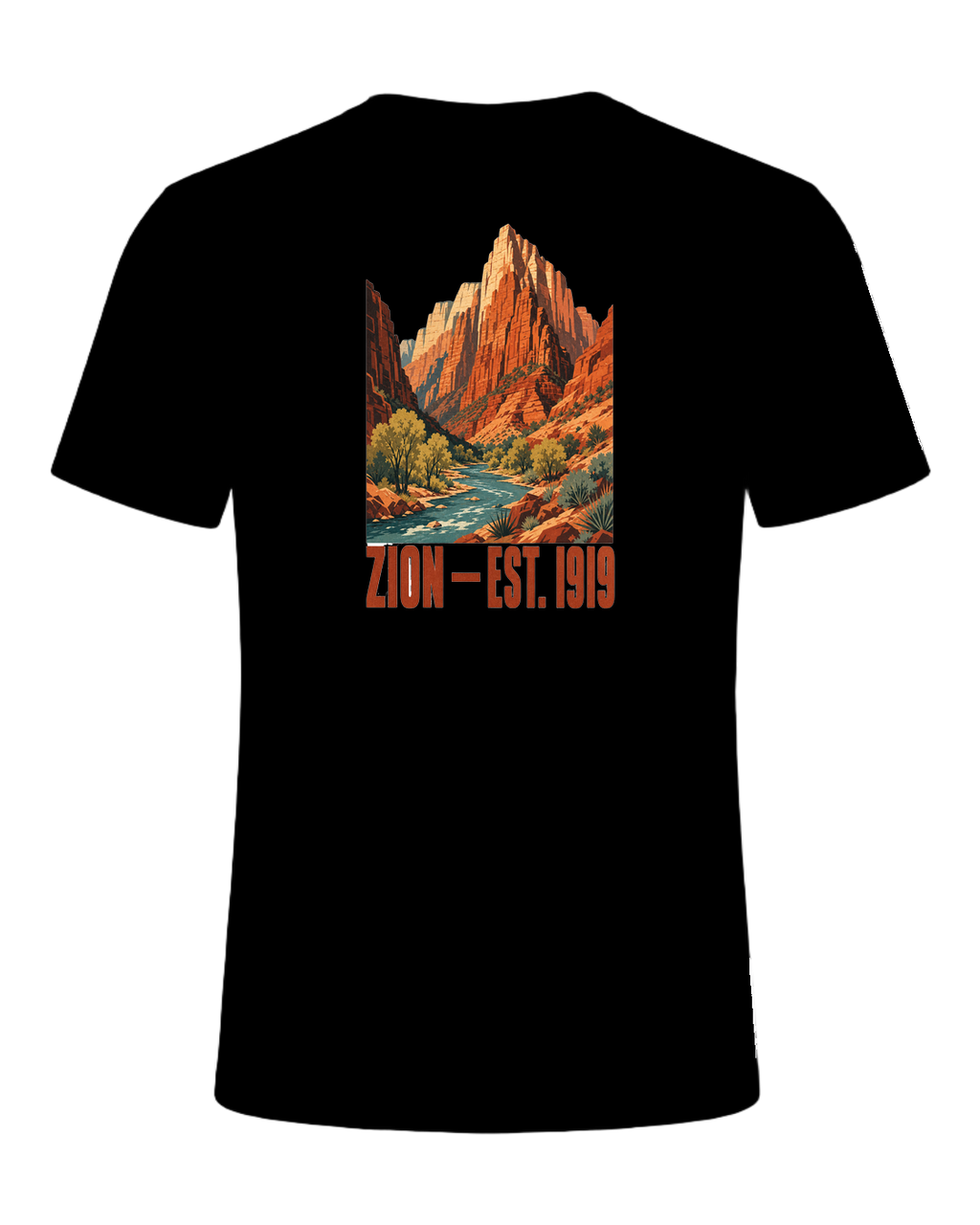 National Park Specific (WPA Style) — Black