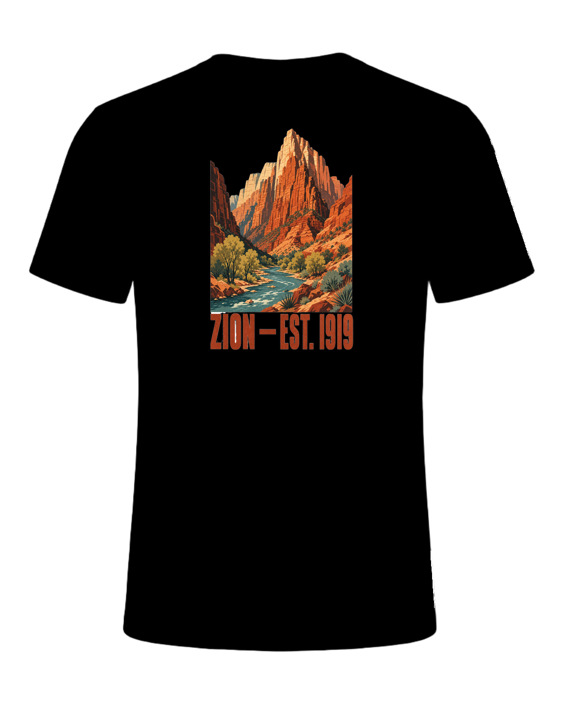 National Park Specific (WPA Style) — Black