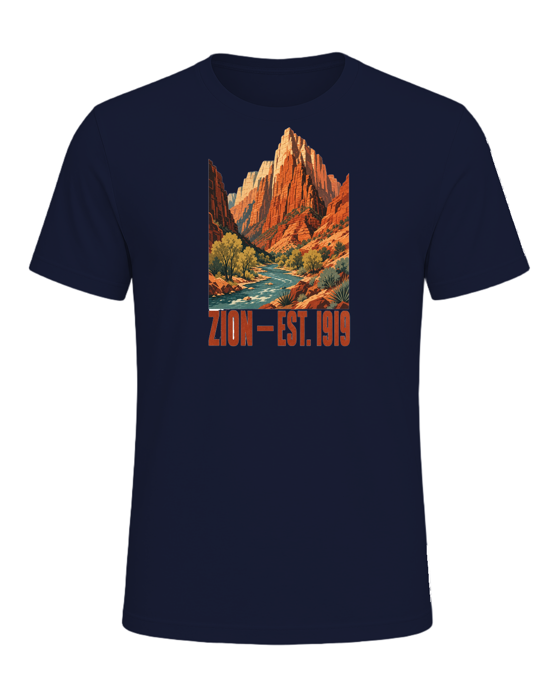 National Park Specific (WPA Style) — Navy