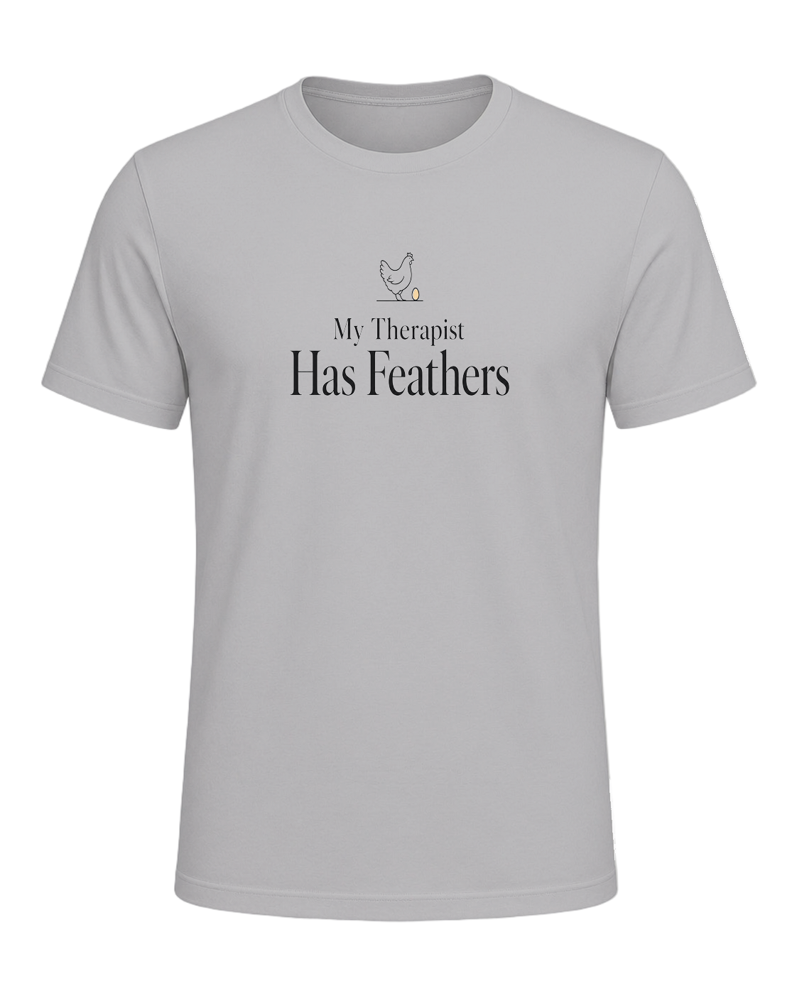 My Therapist Has Feathers — Athletic Heather