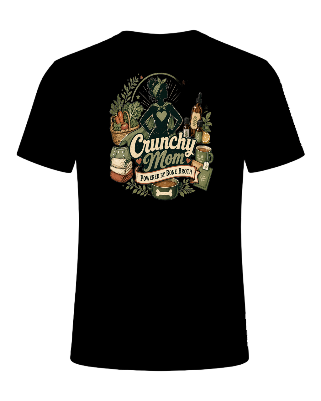 Crunchy Mom — Black