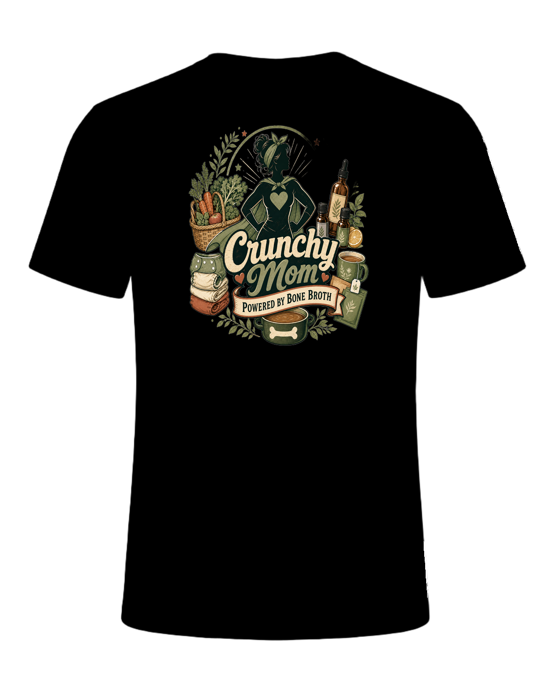 Crunchy Mom — Black