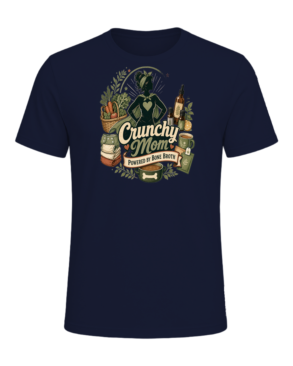 Crunchy Mom — Navy