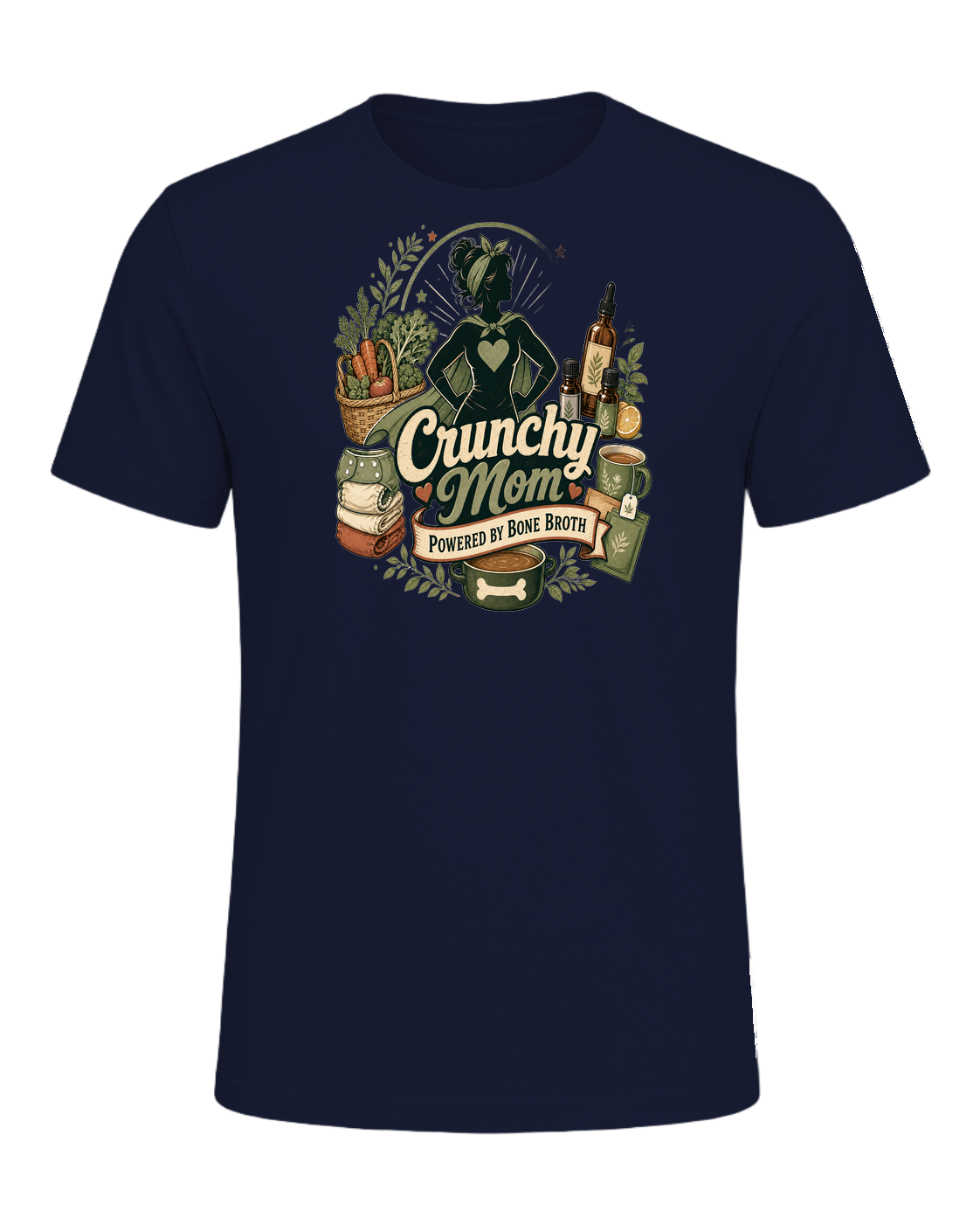 Crunchy Mom — Navy