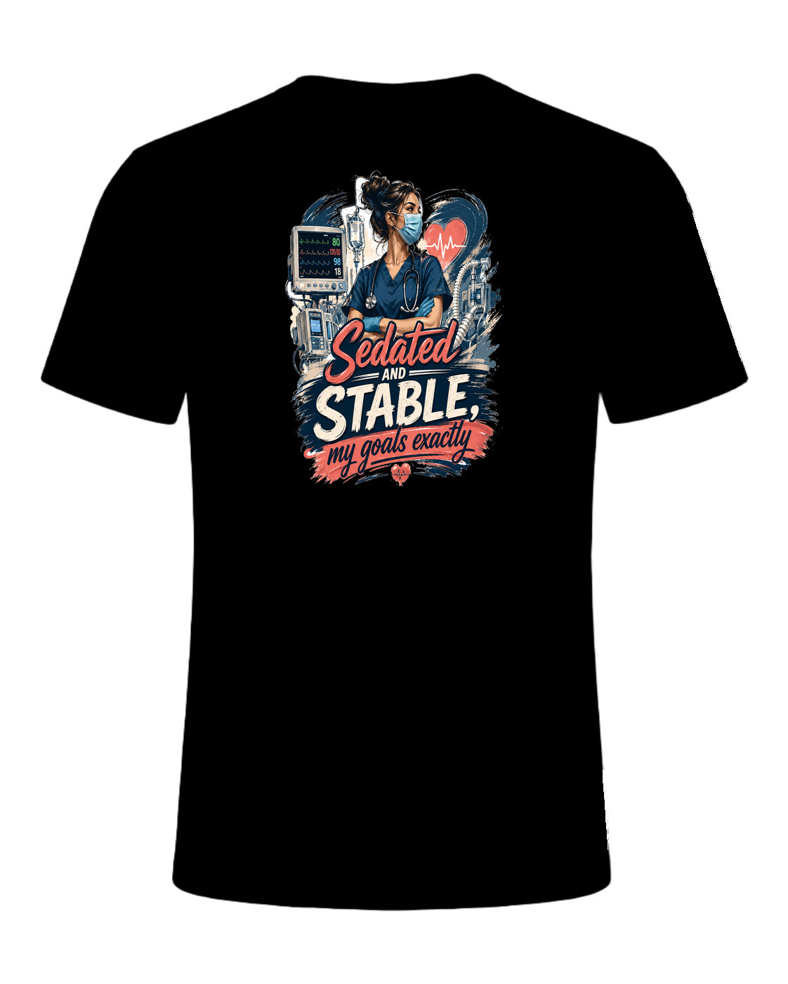 Sedated and stable, my goals exactly — Black