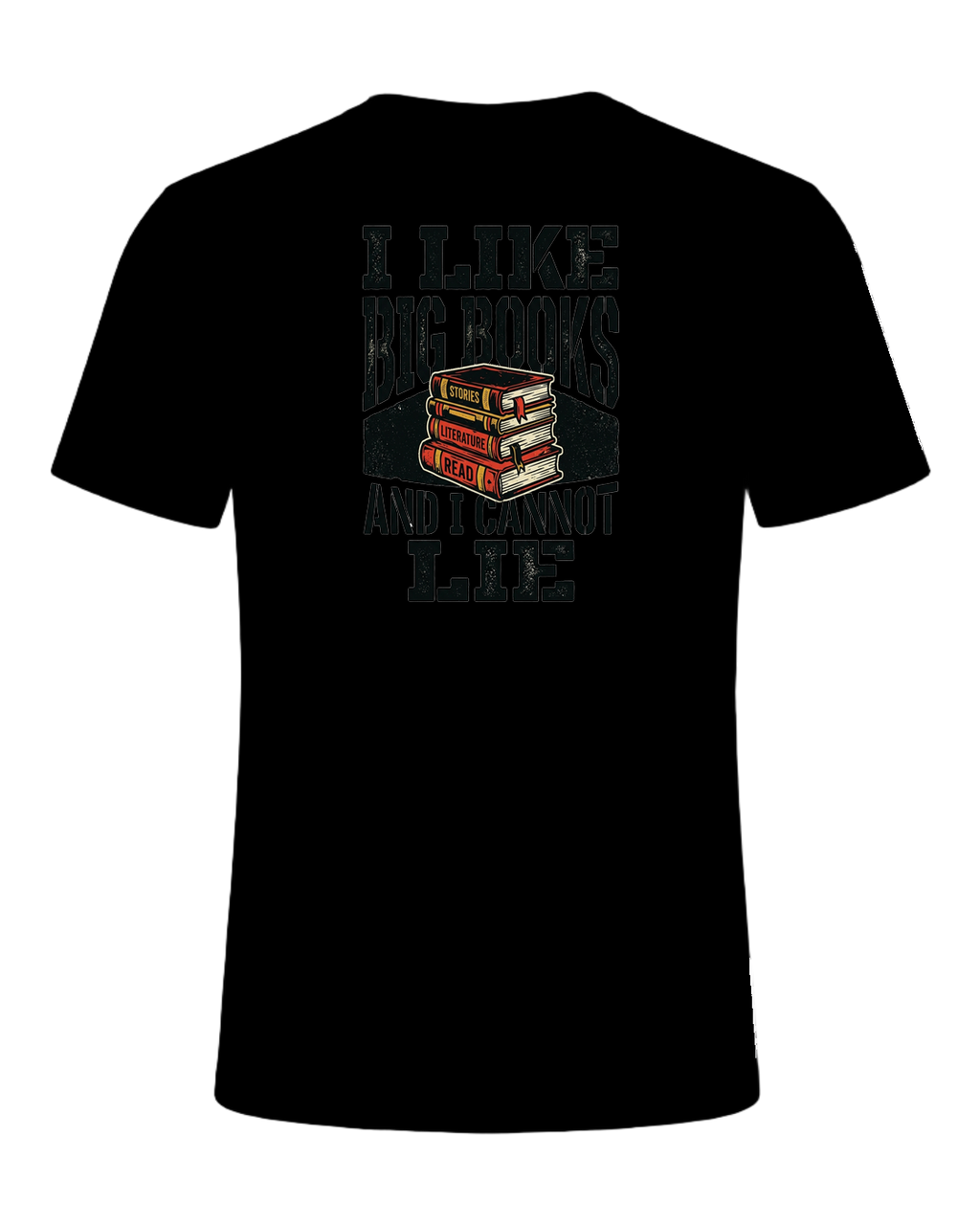 I LIKE BIG BOOKS AND I CANNOT LIE — Black