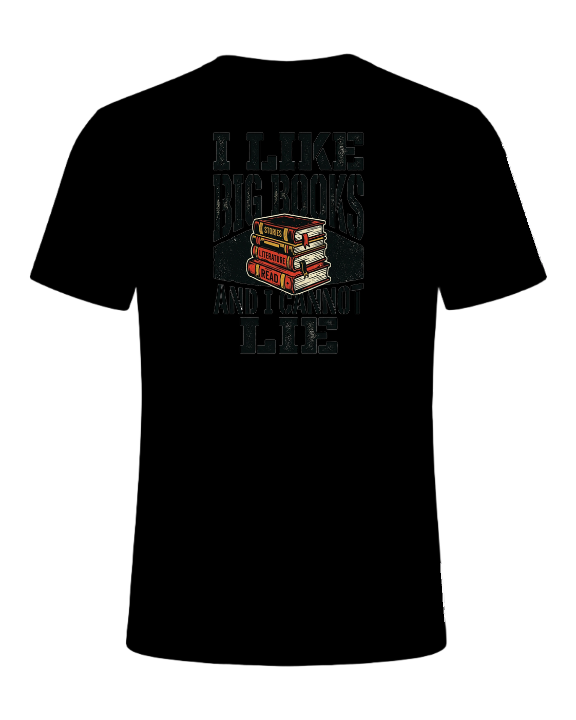 I LIKE BIG BOOKS AND I CANNOT LIE — Black