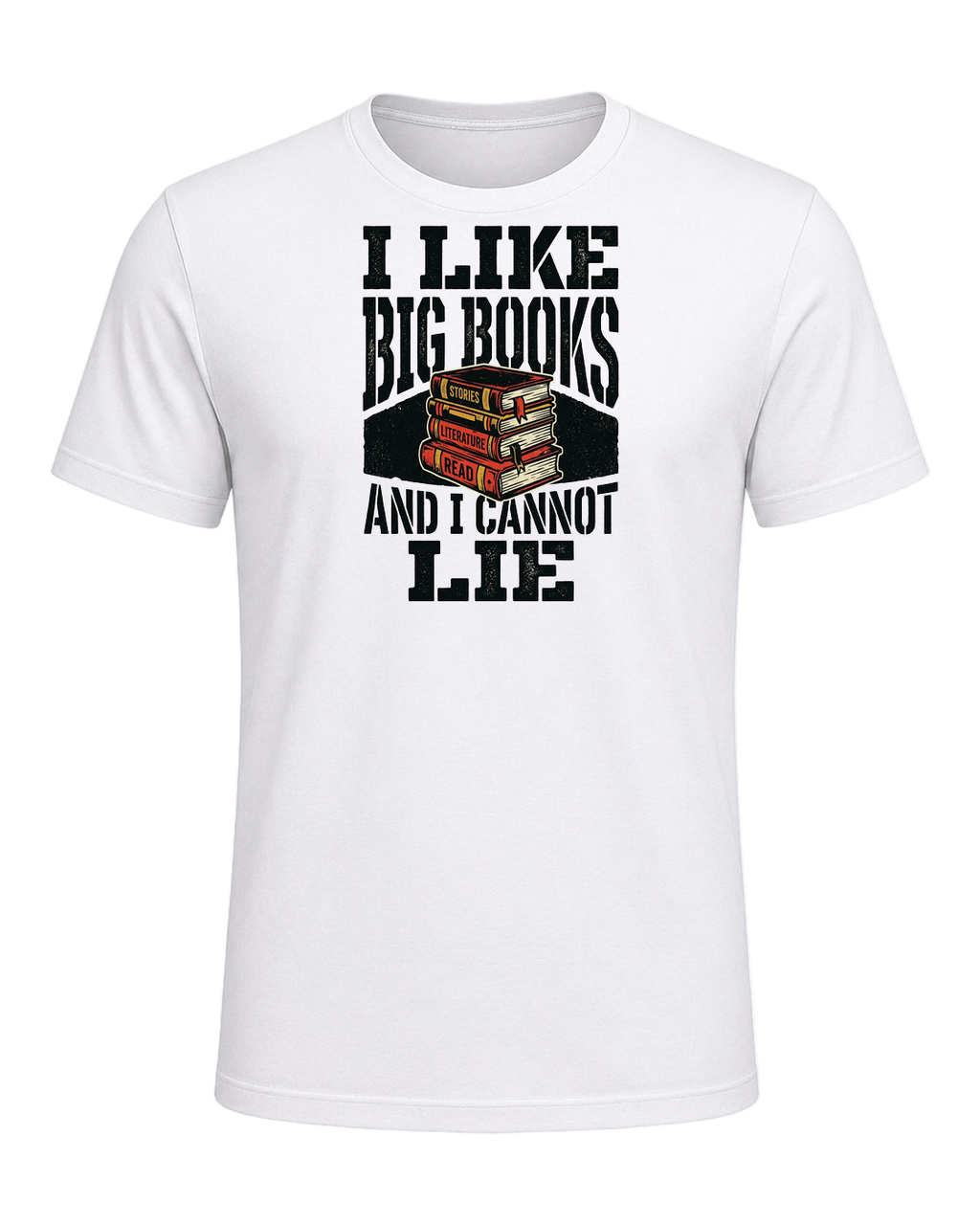 I LIKE BIG BOOKS AND I CANNOT LIE — White