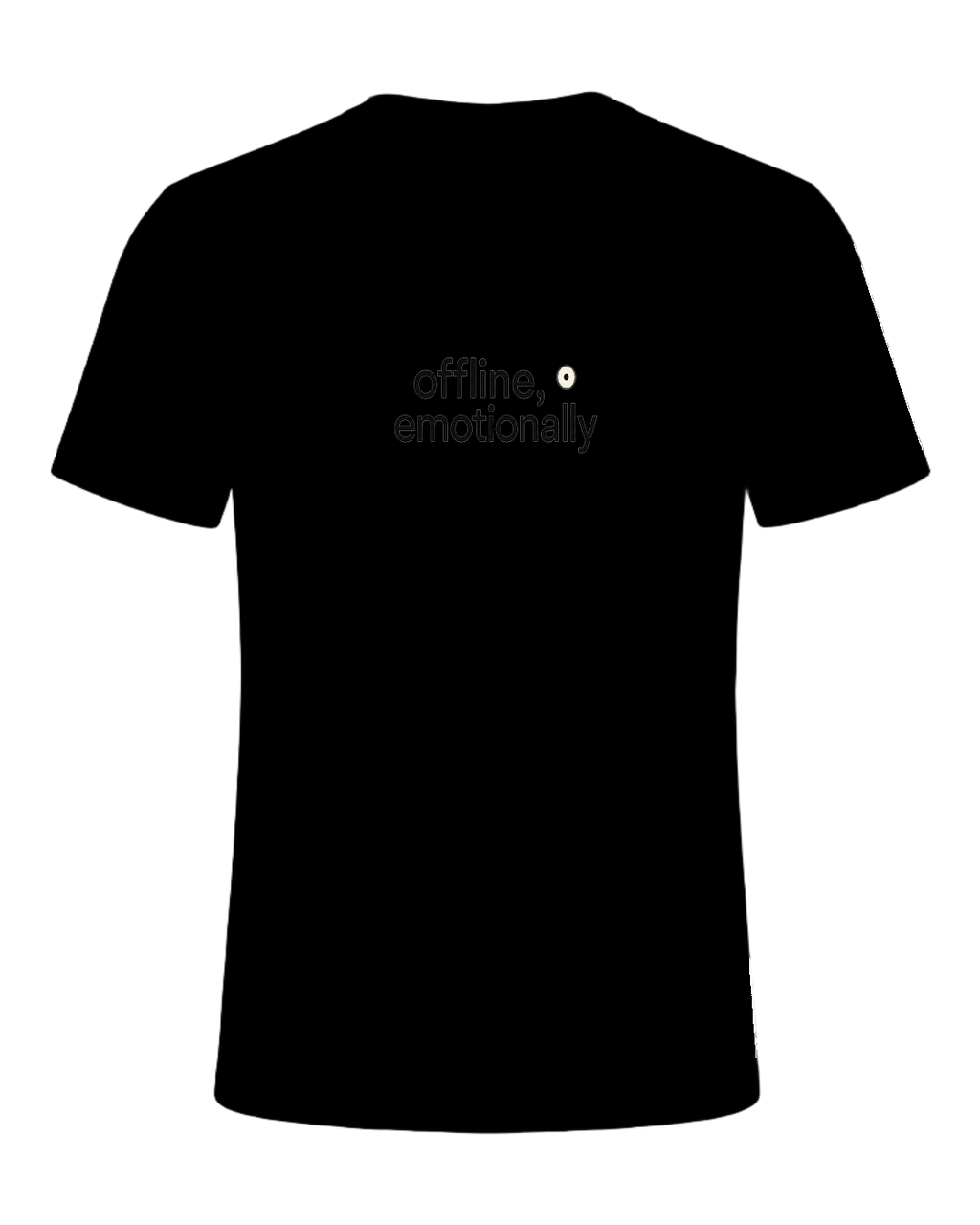 offline, emotionally — Black