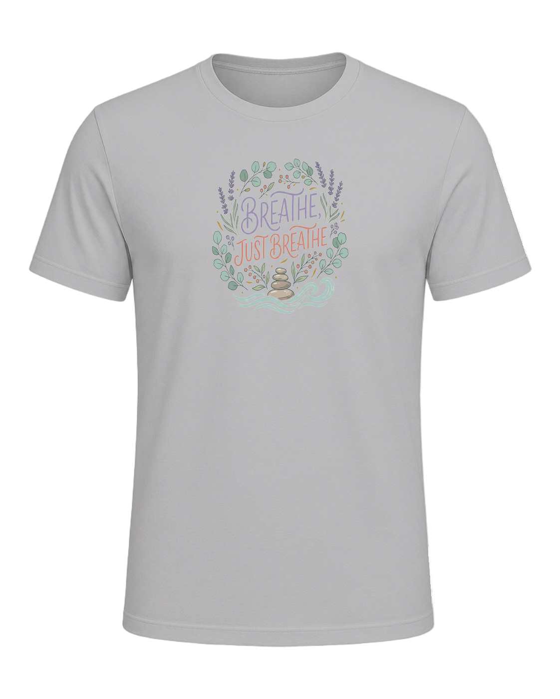 BREATHE, JUST BREATHE — Athletic Heather