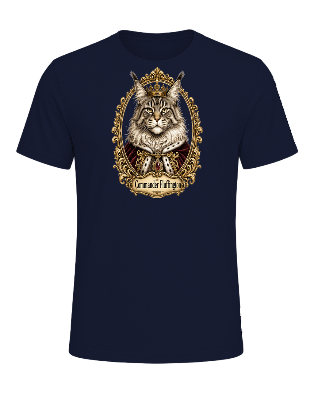 Maine Coon Royalty — Navy