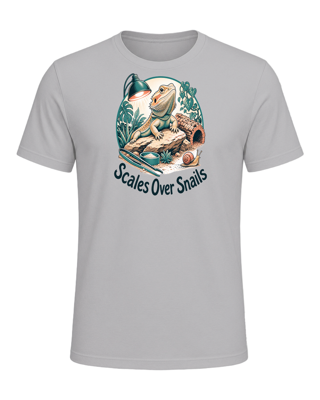 Scales Over Snails — Athletic Heather