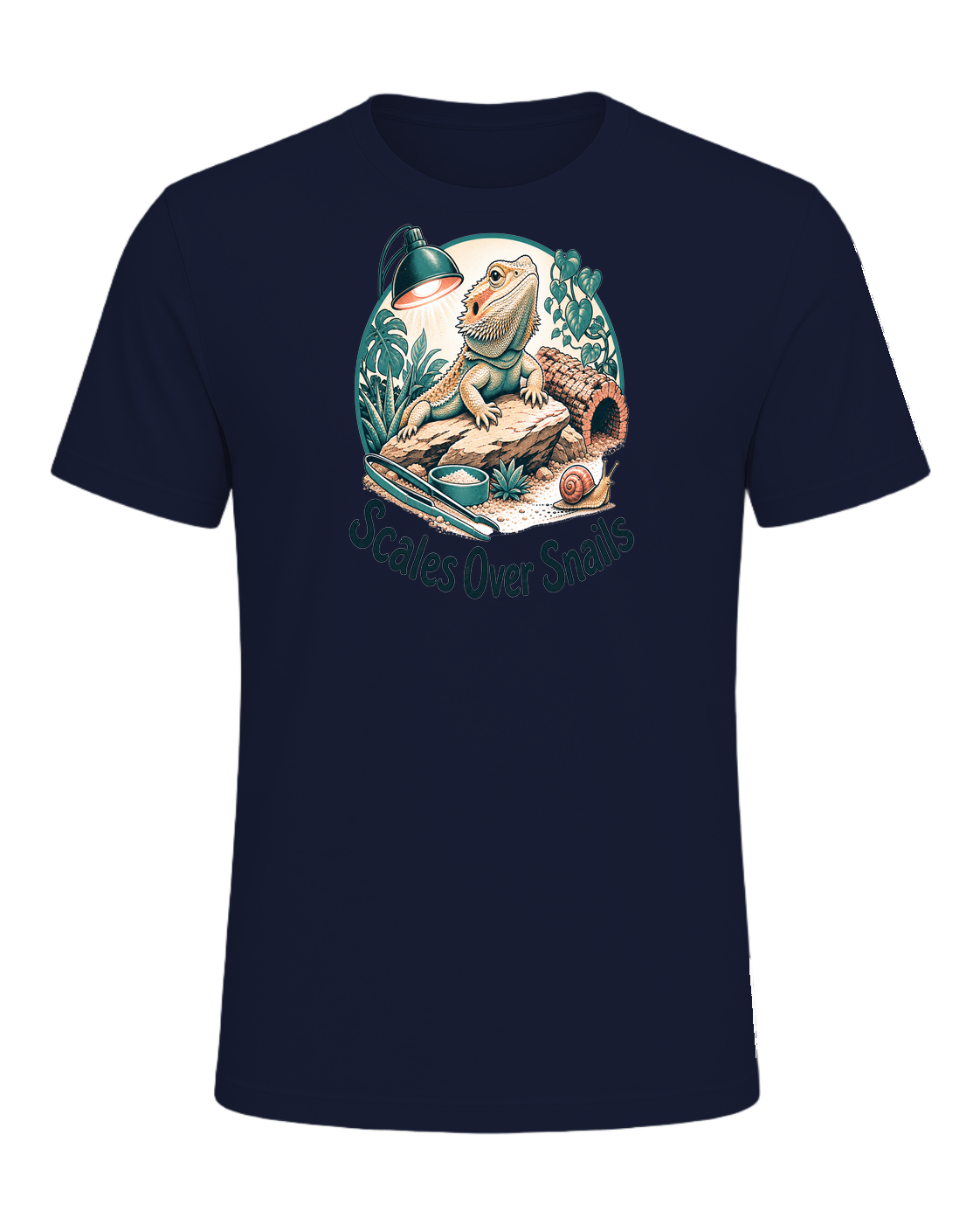 Scales Over Snails — Navy