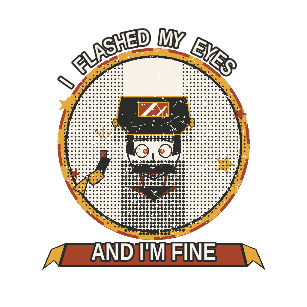 I flashed my eyes and I'm fine