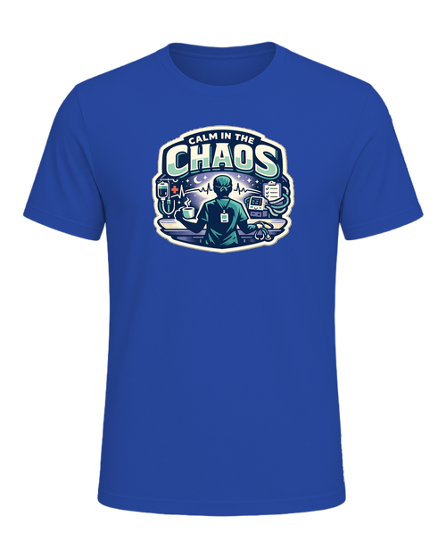 Calm In The Chaos Tee — True Royal