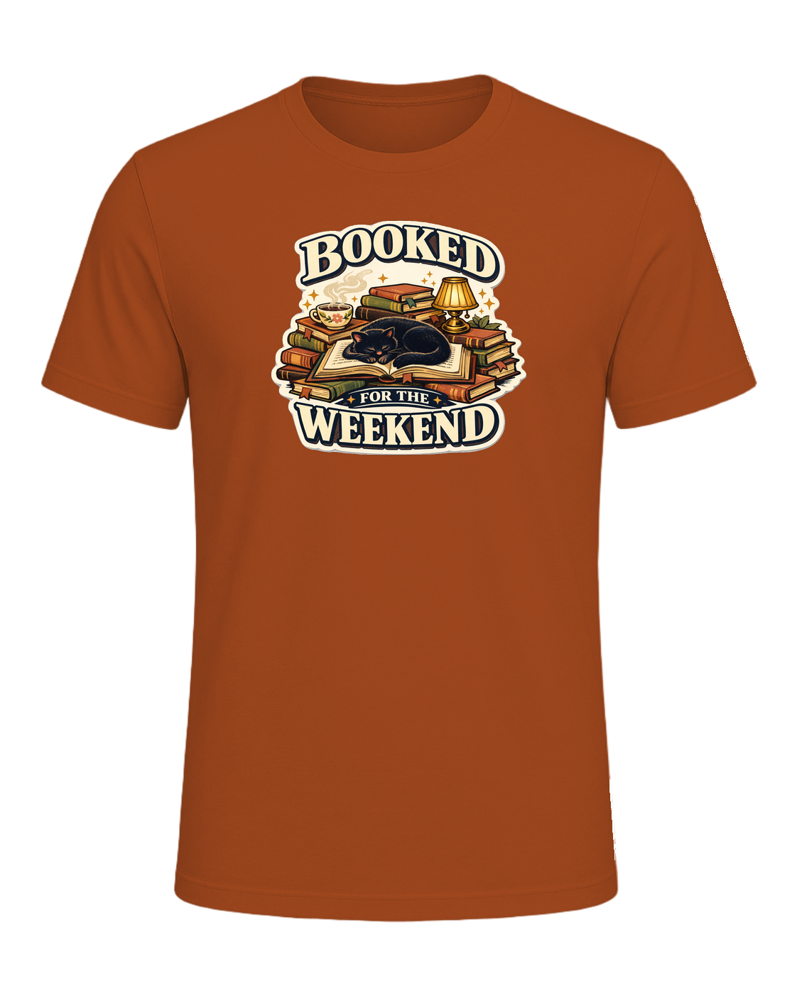 Booked For The Weekend Tee — Autumn