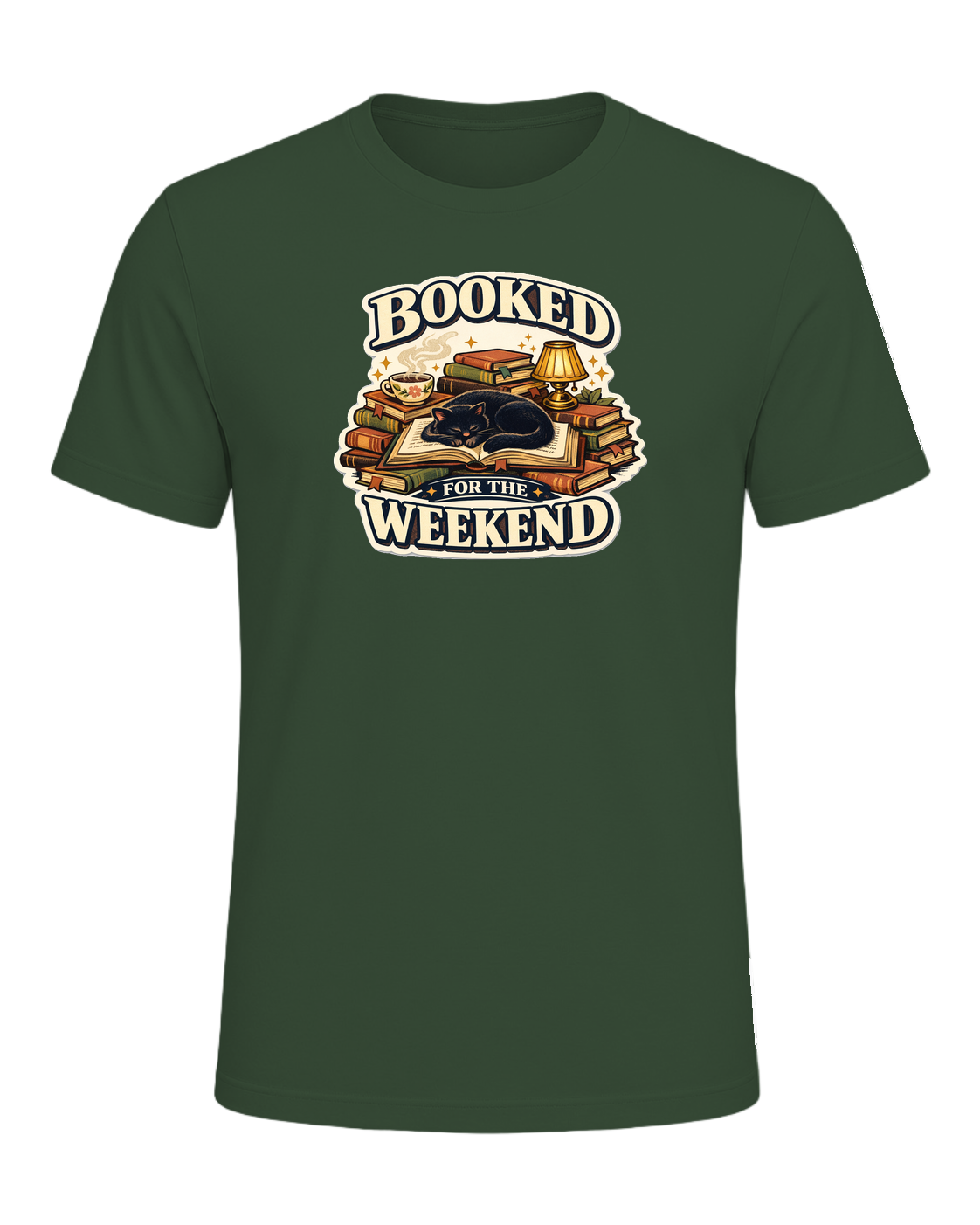 Booked For The Weekend Tee — Heather Forest