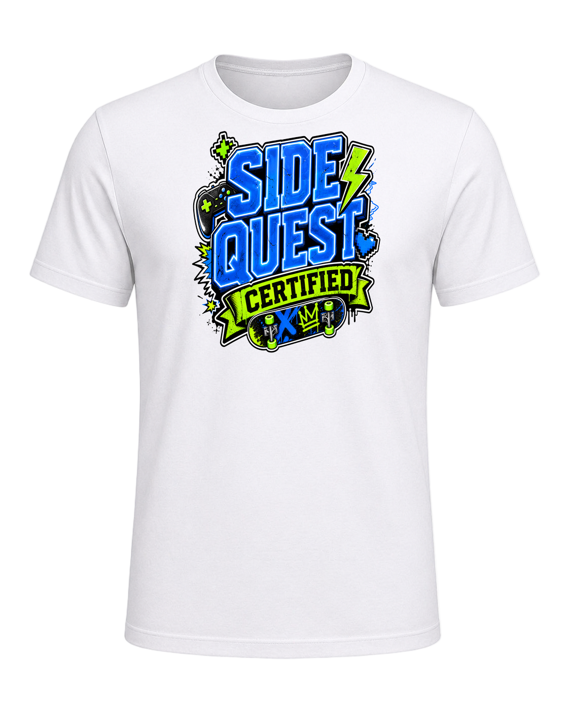 Side Quest Certified — White