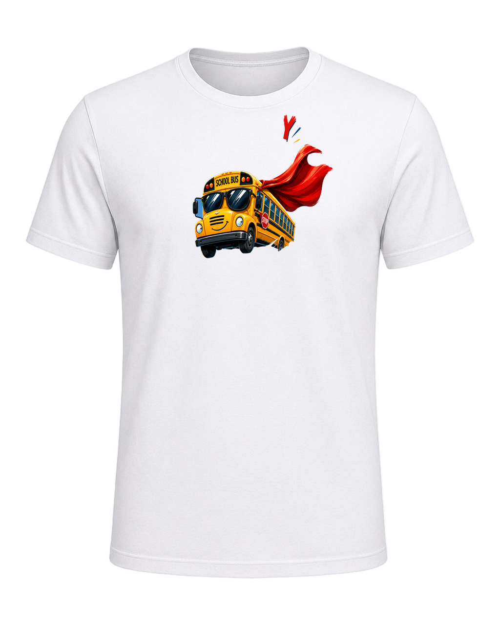 School Bus Driver — White