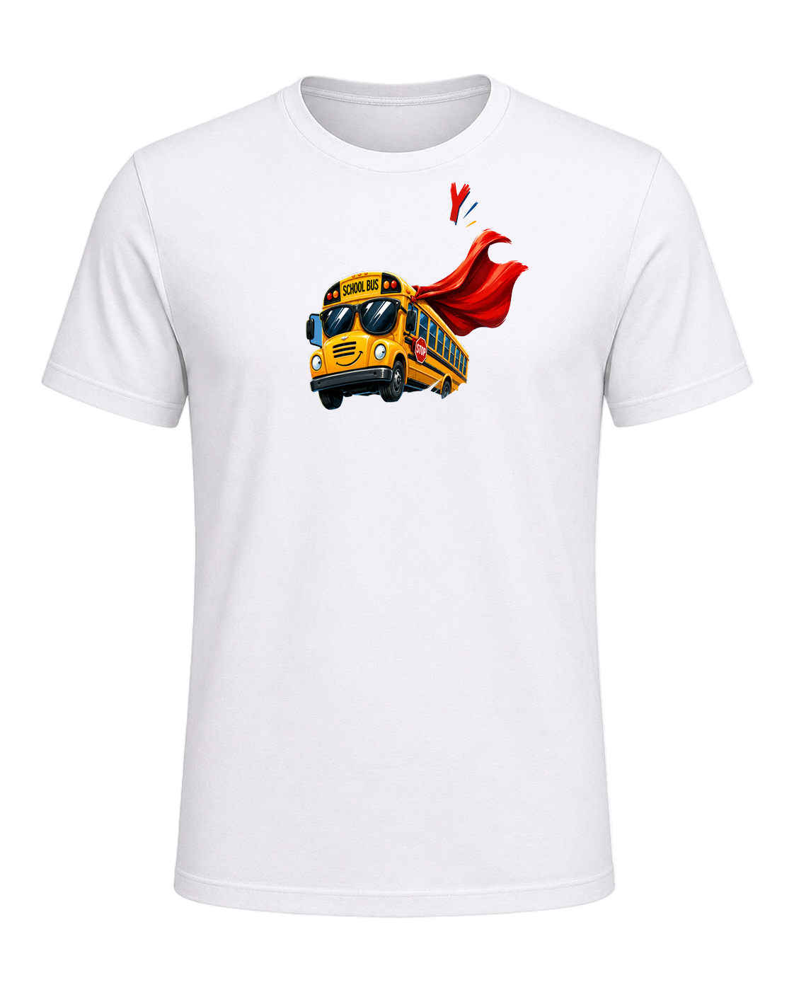 School Bus Driver — White
