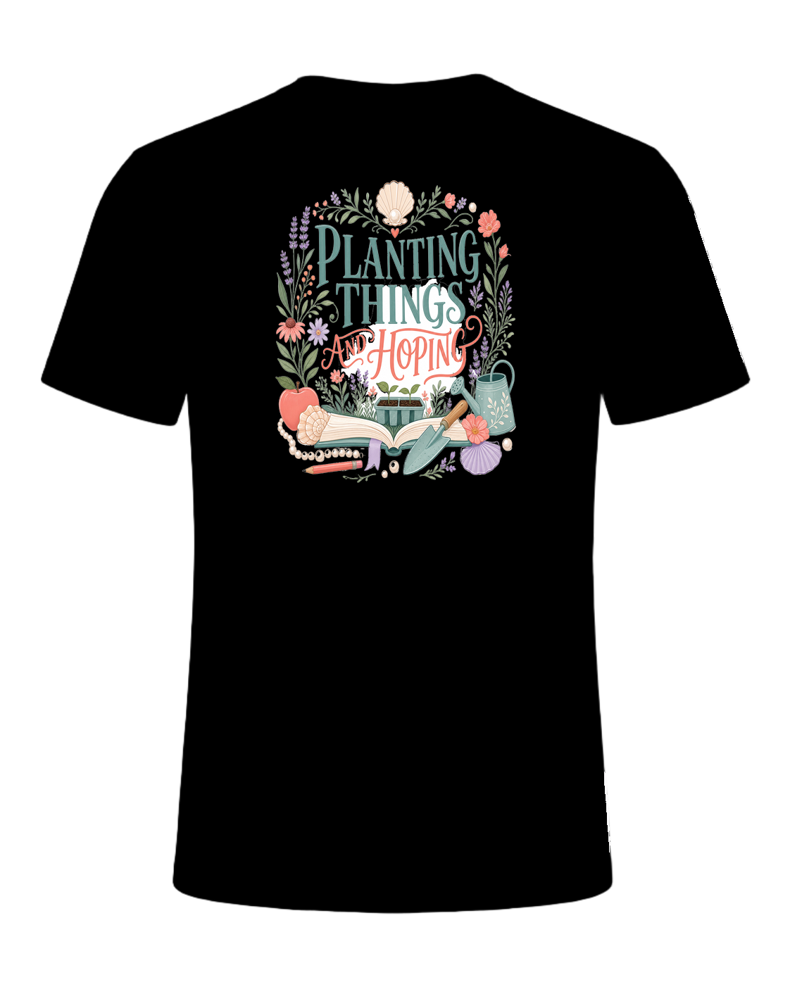 PLANTING THINGS AND HOPING — Black