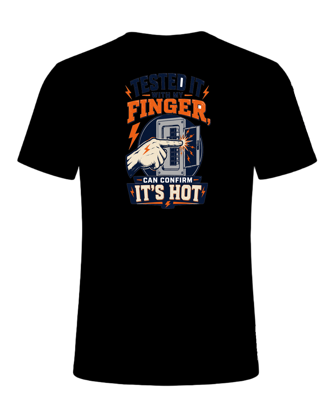Tested it with my finger, can confirm it's hot — Black