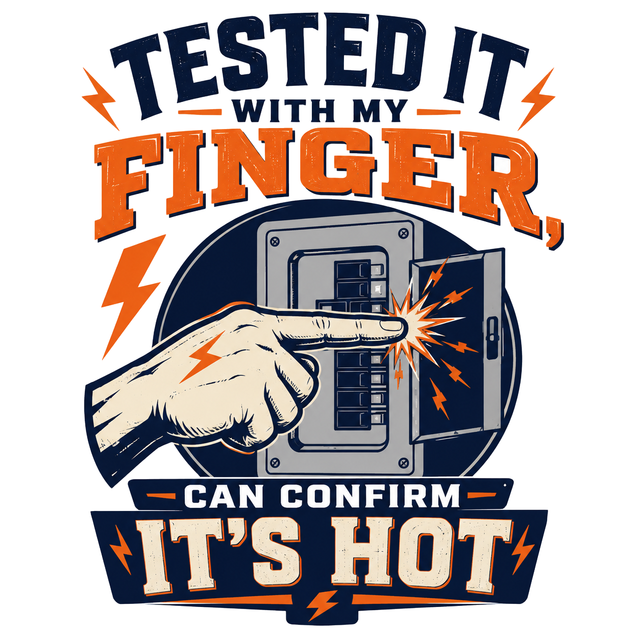 Tested it with my finger, can confirm it's hot