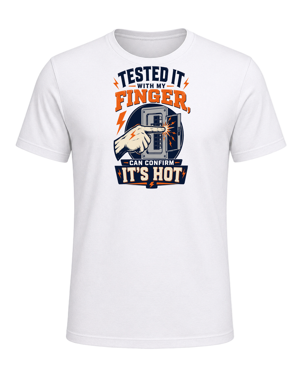 Tested it with my finger, can confirm it's hot — White