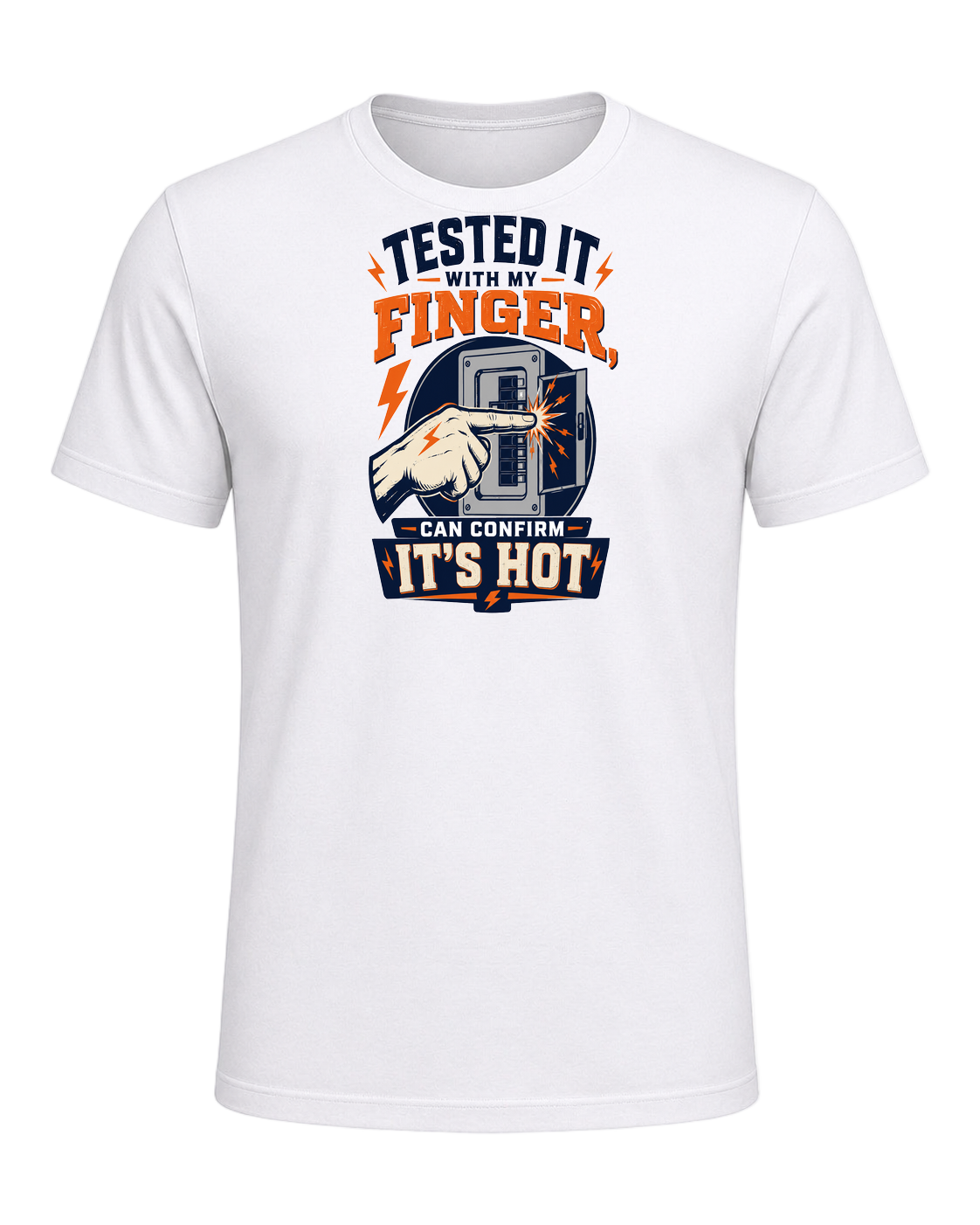 Tested it with my finger, can confirm it's hot — White