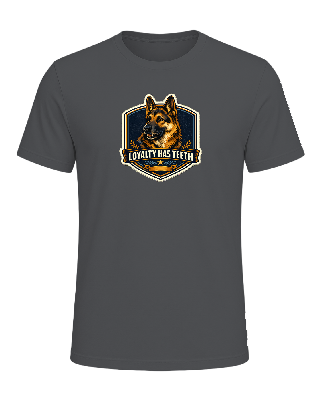 Loyalty Has Teeth Tee — Asphalt