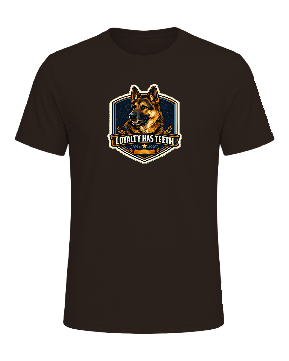 Loyalty Has Teeth Tee — Brown
