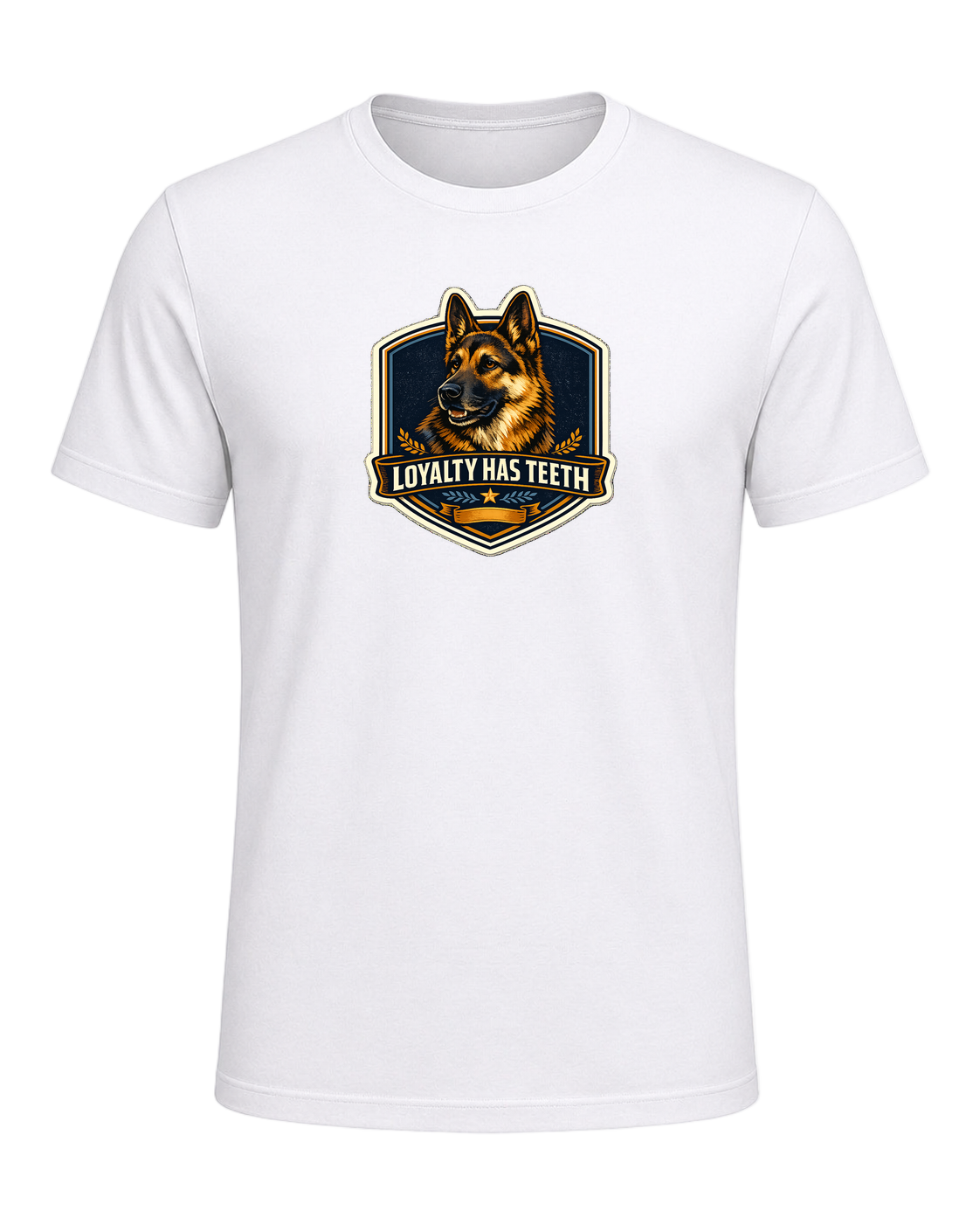 Loyalty Has Teeth Tee — White