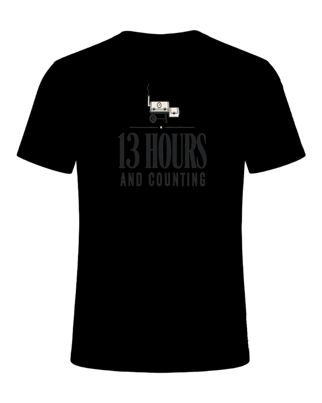 13 HOURS AND COUNTING — Black