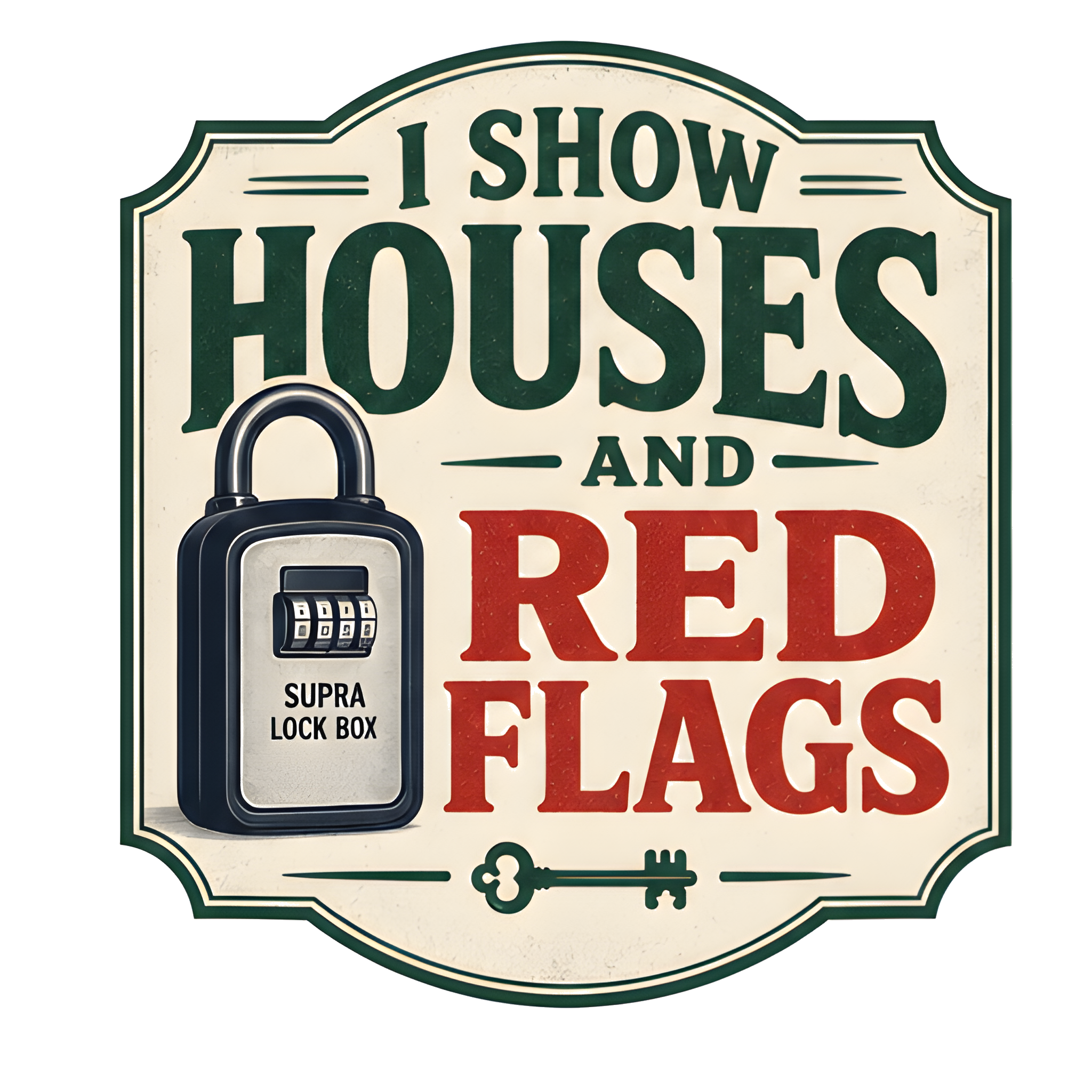 I SHOW HOUSES AND RED FLAGS