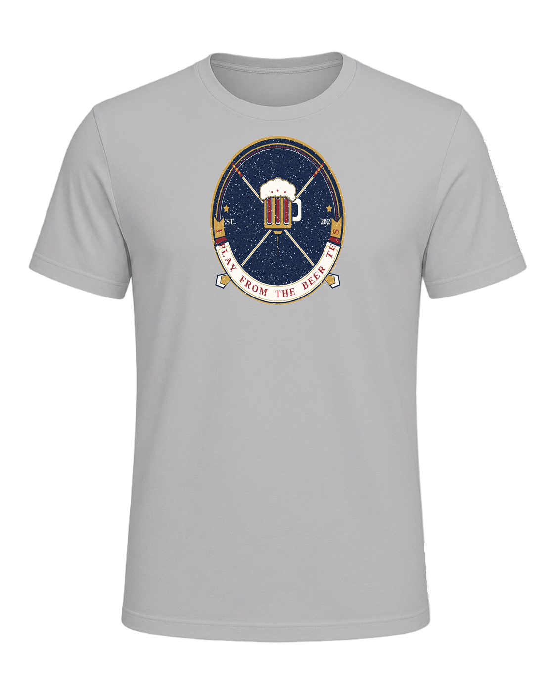 I PLAY FROM THE BEER TEES — Athletic Heather