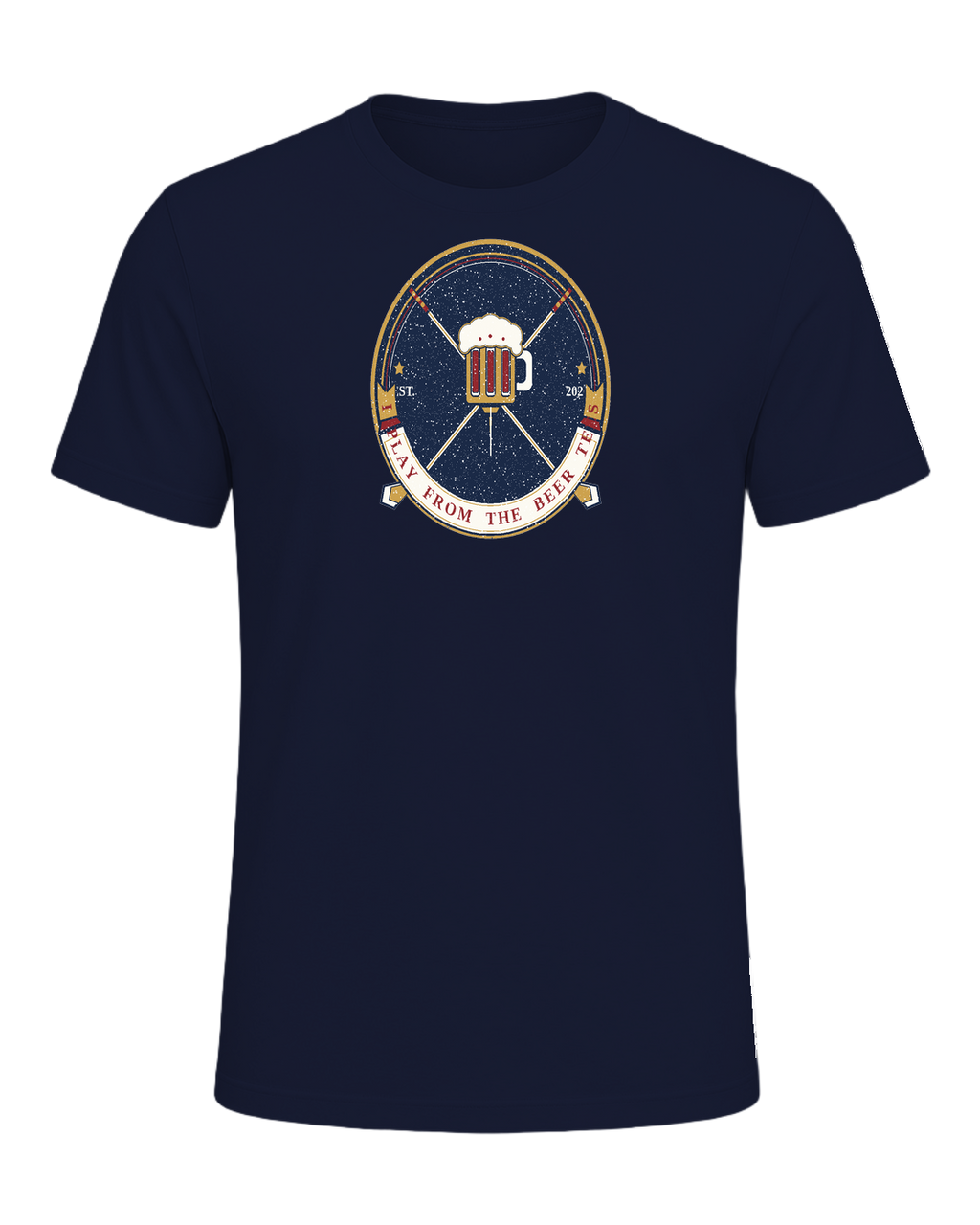 I PLAY FROM THE BEER TEES — Navy