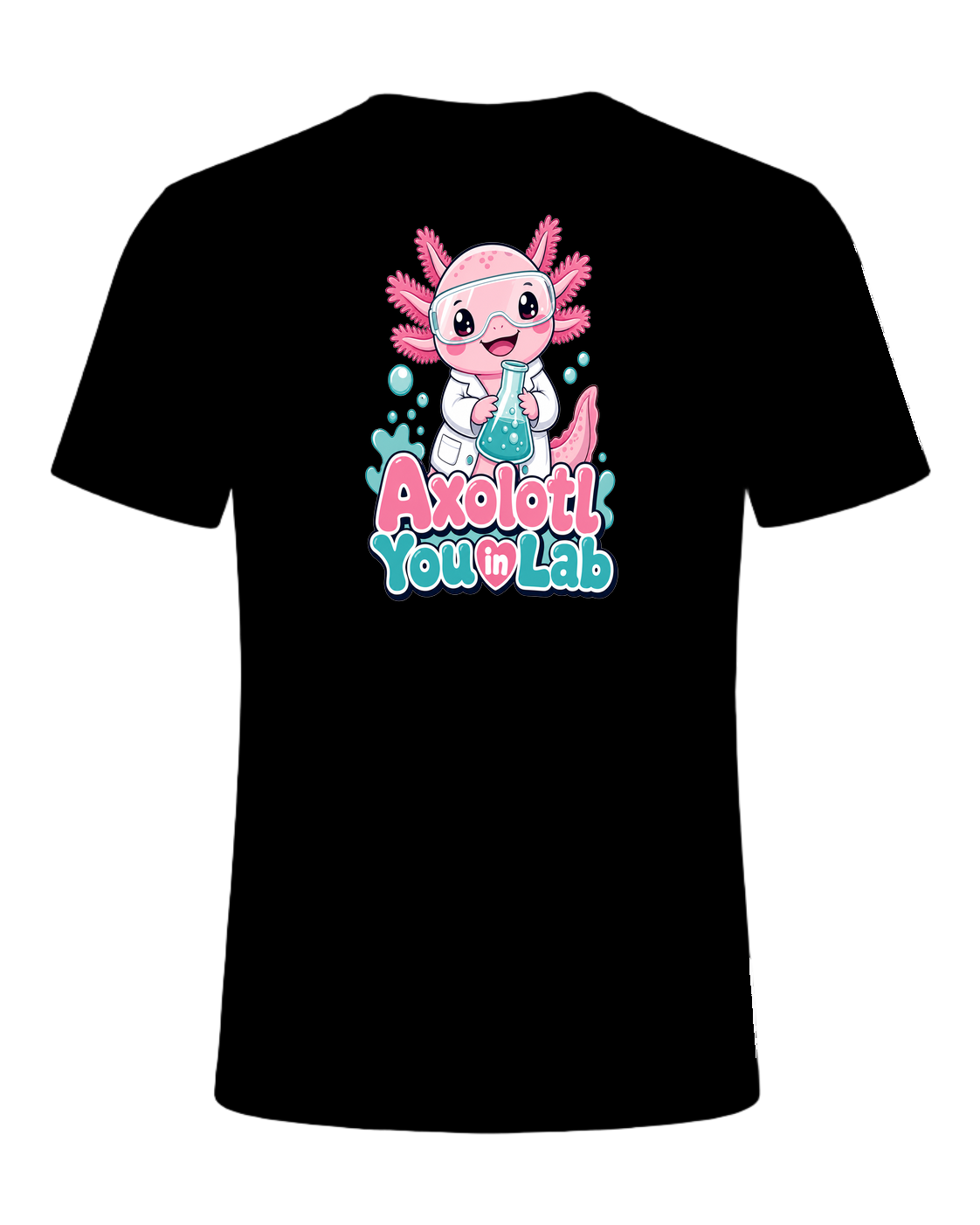 Axolotl Scientist — Black