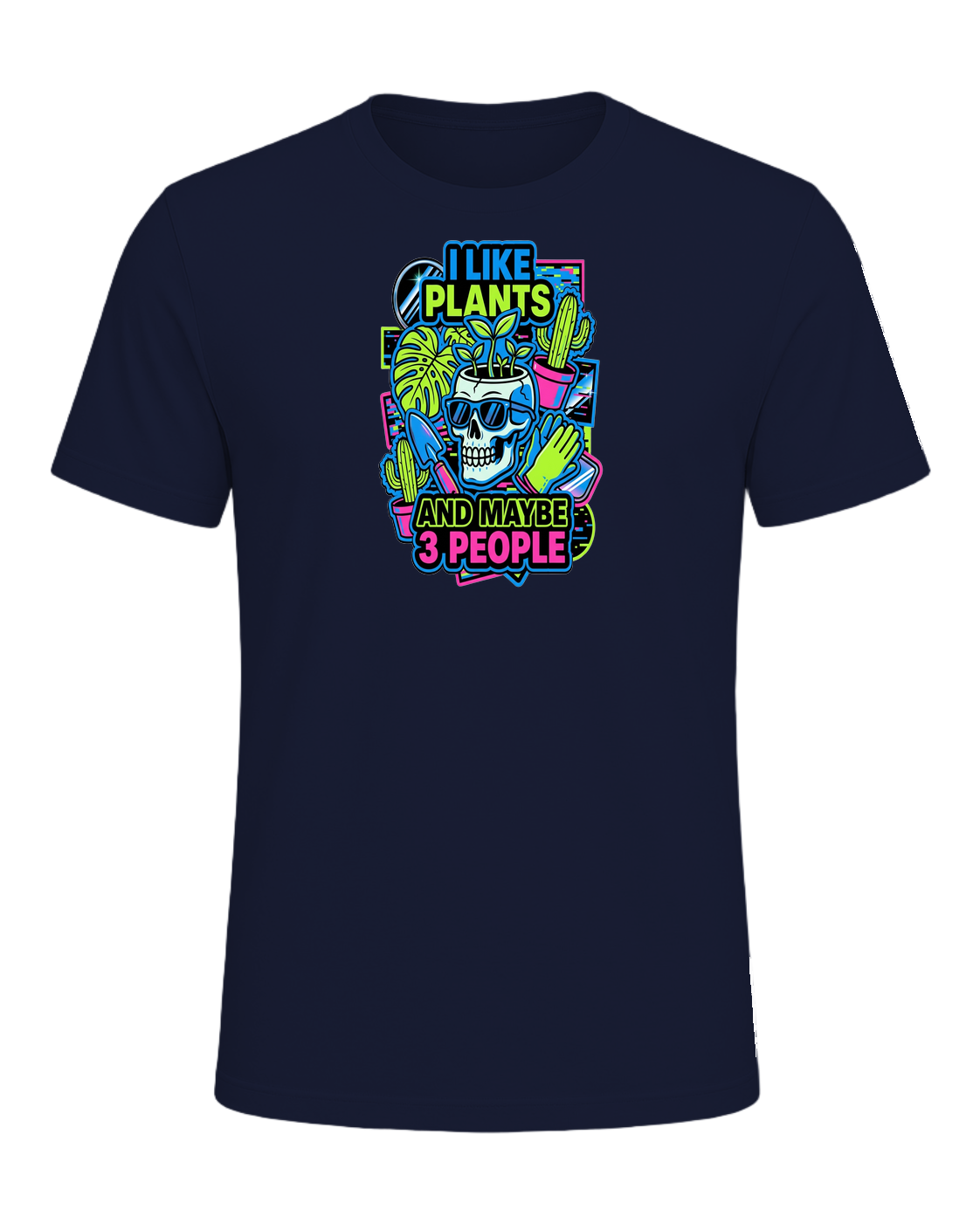 I LIKE PLANTS AND MAYBE 3 PEOPLE — Navy