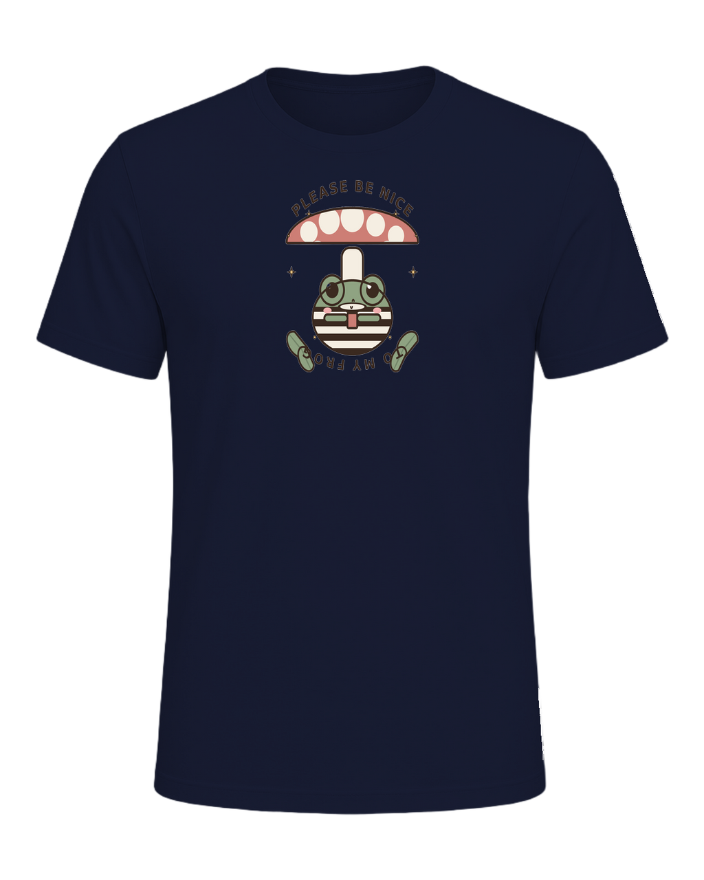 PLEASE BE NICE TO MY FROG — Navy