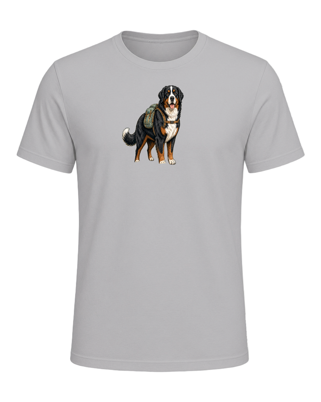 Bernese Mountain Dog Hiking — Athletic Heather
