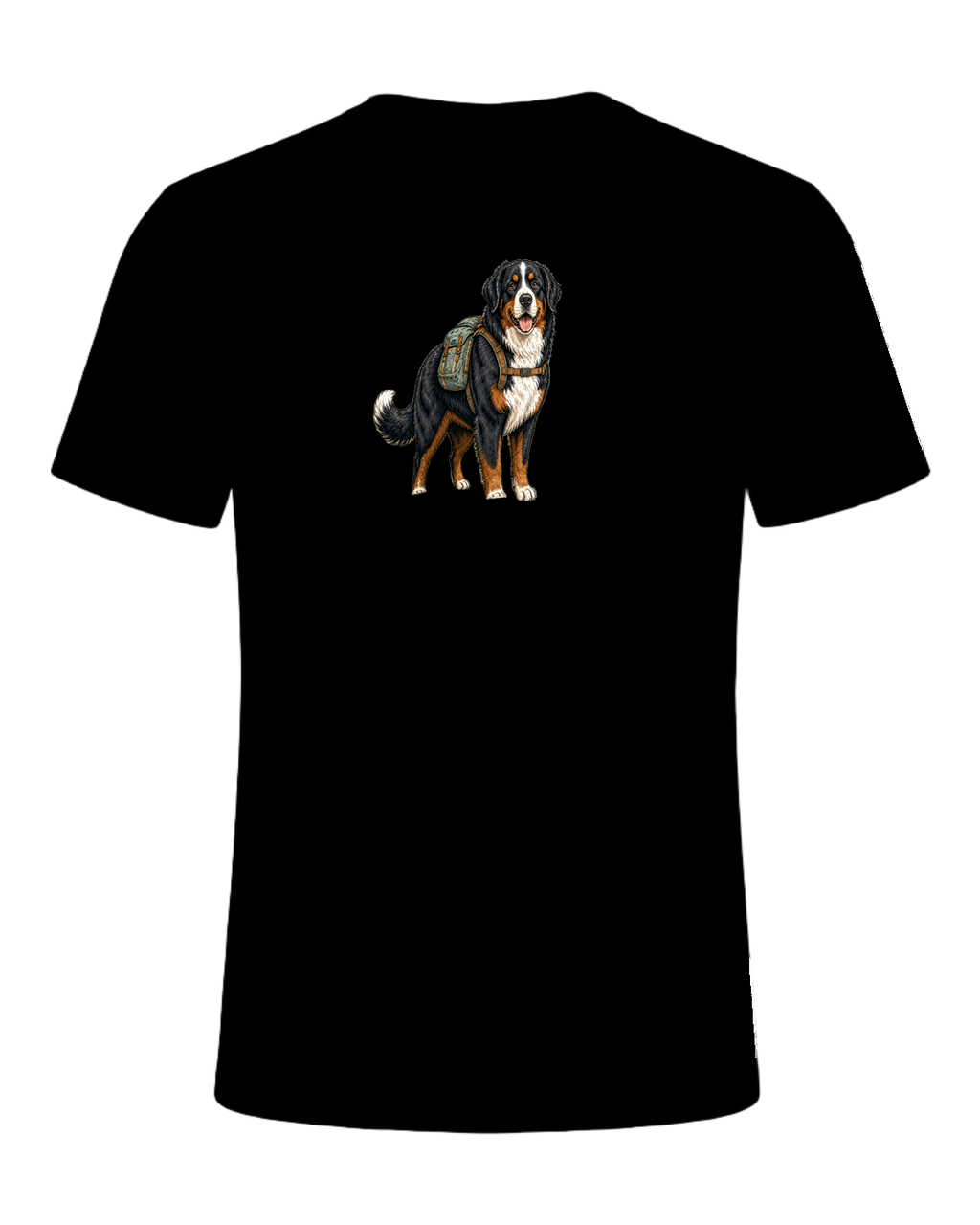 Bernese Mountain Dog Hiking — Black